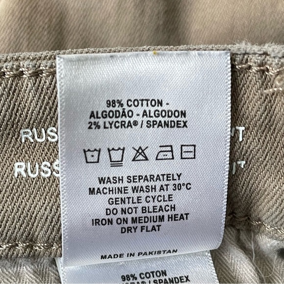 DL1961 Russell Slim Straight Leg Jeans tan 35732 - Picture 11 of 12